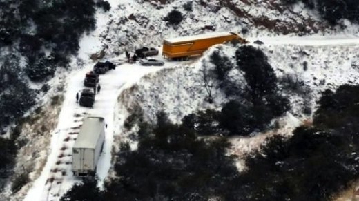 Snow storm Mexico