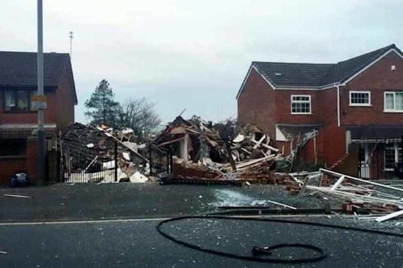Click to enlarge Wolverhampton house explosion