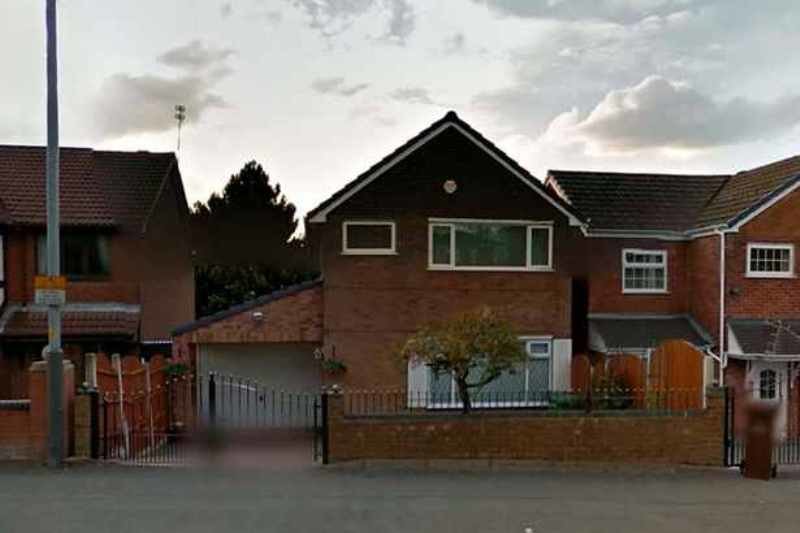 house before huge blast
