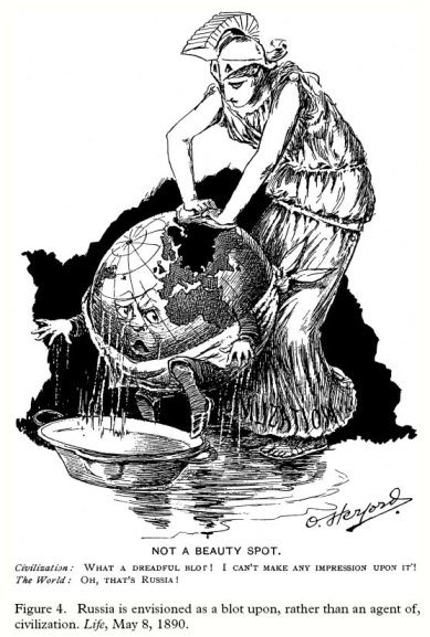 Russia caricature 19th century
