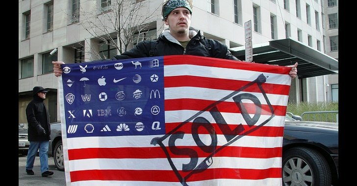 Click to enlarge corporate sponsored flag