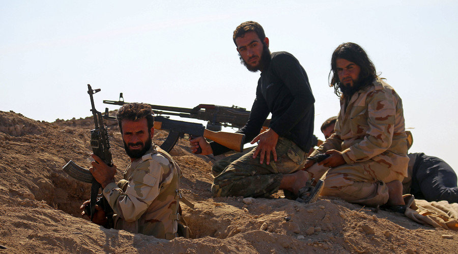 Click to enlarge Syrian rebels