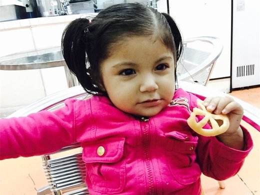 Click to enlarge 17-month-old Ayleen Arenas