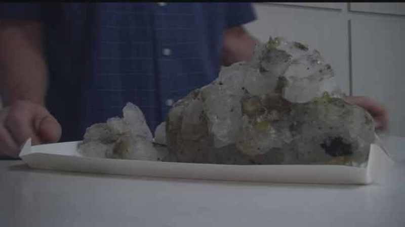Naples ice block