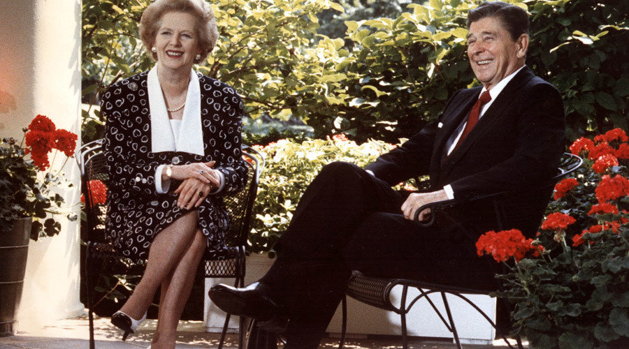 Ronald Reagan and Margaret Thatcher