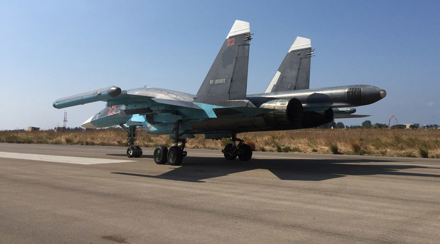SU-34, Russia air sorties Syria, russian fighter jet