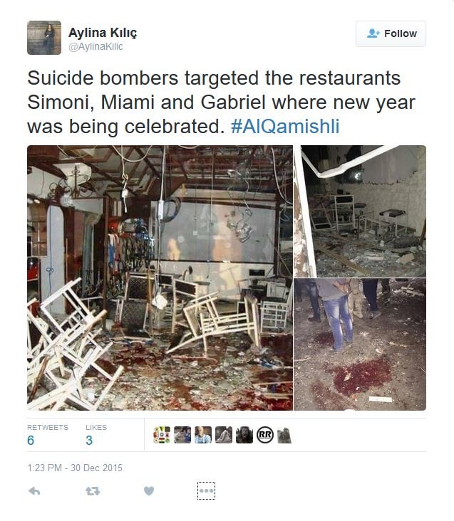 Click to enlarge Syria bombings