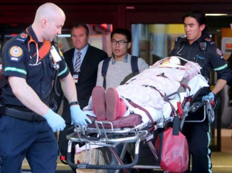 Click to enlarge Injured Air Canada flight passenger