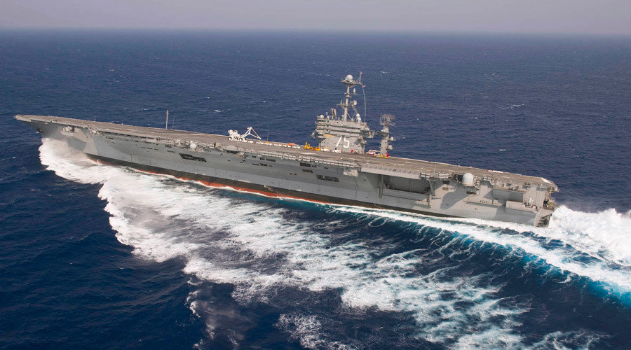 Click to enlarge USS Harry Truman aircraft carrier