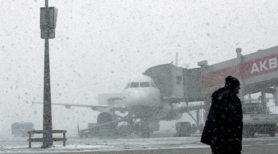Turkey snow blizzard