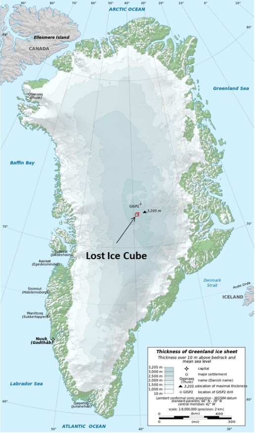 Greenland Ice Map