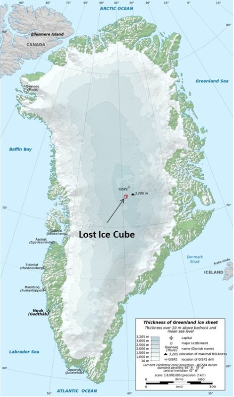Greenland Ice Map