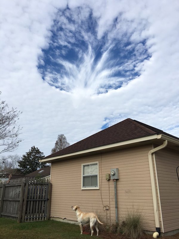 fallstreak hole in Baton Rouge, LA