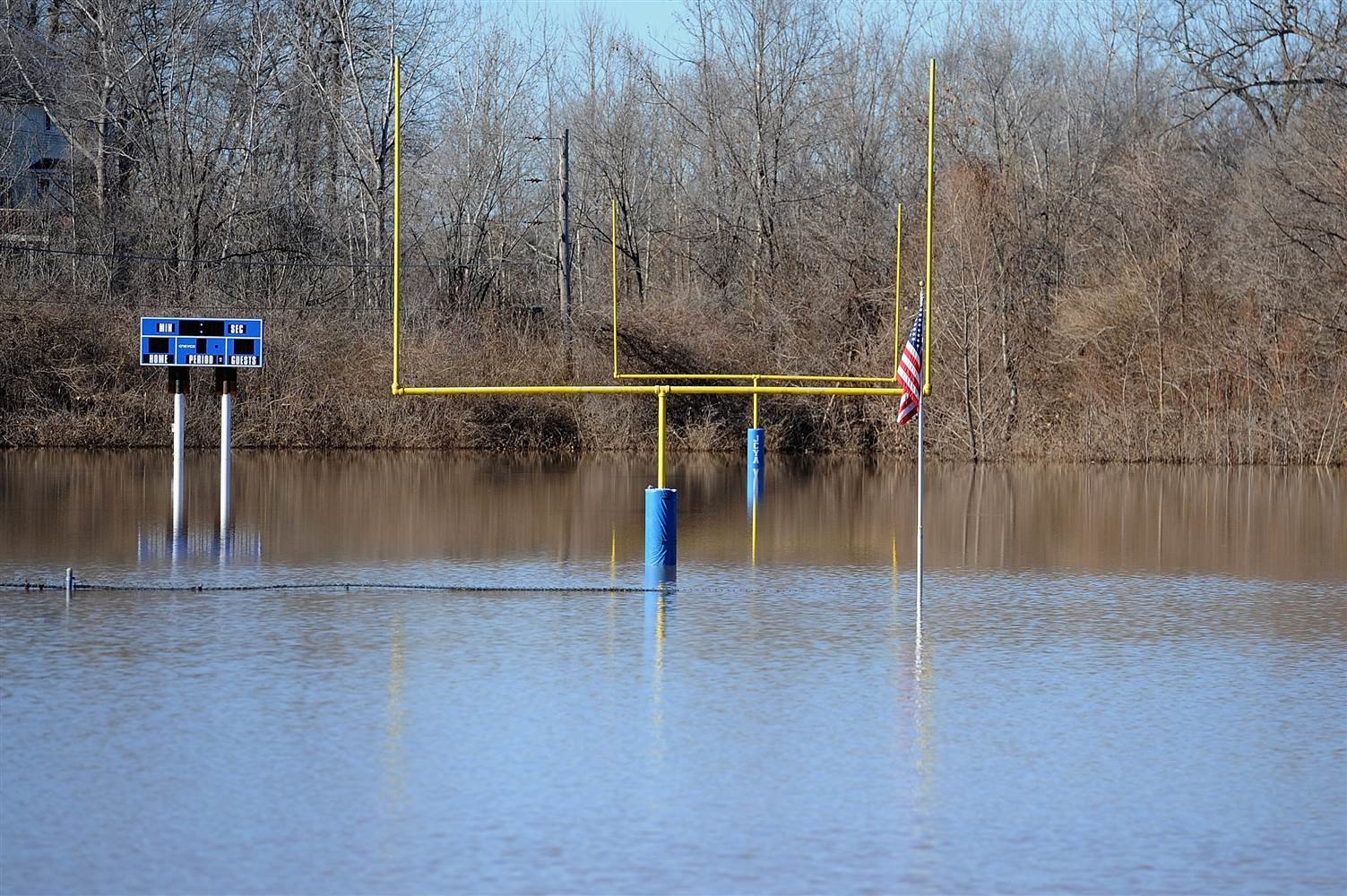 Flooded field in Missouri