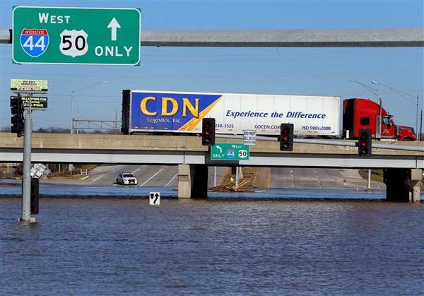 Floodwaters Meramec River