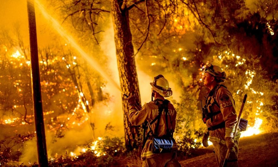 Click to enlarge Butte wildfire