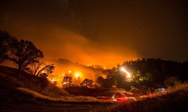 Click to enlarge California wildfire