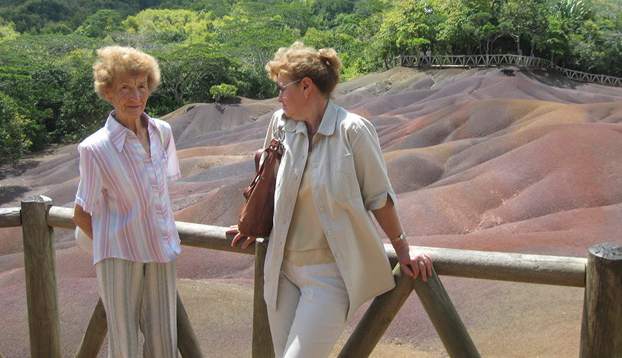 Ladies in Mauritus