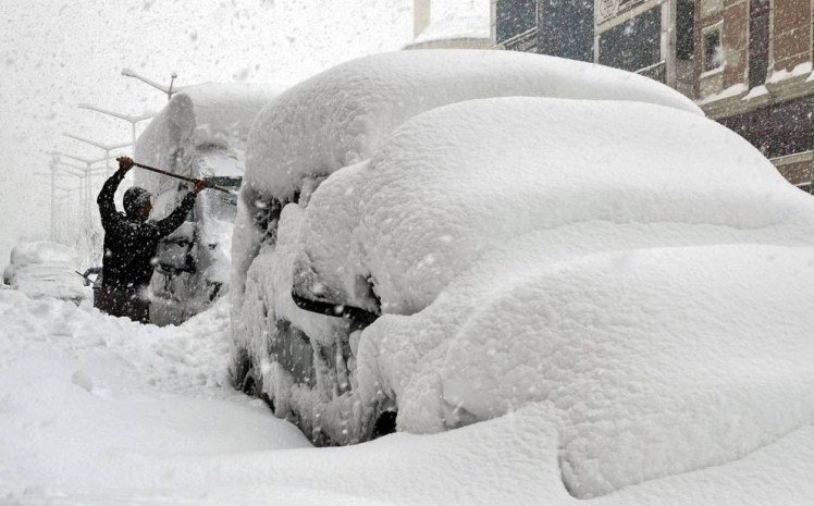 Heavy snow in Turkey