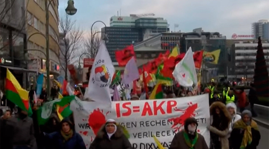 Click to enlarge Berlin protest