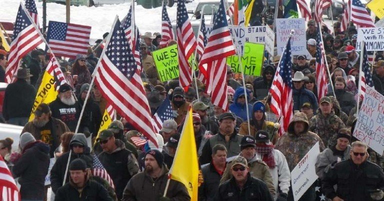 Click to enlarge Hammond protest