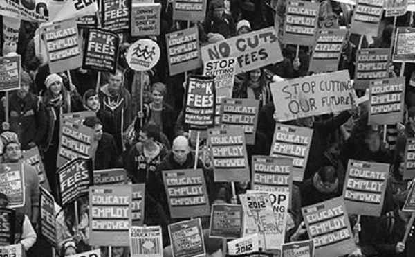 British protesters