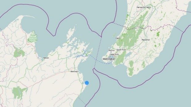 earthquake 15km east of Seddon