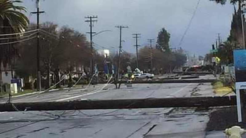 Modesto microburst