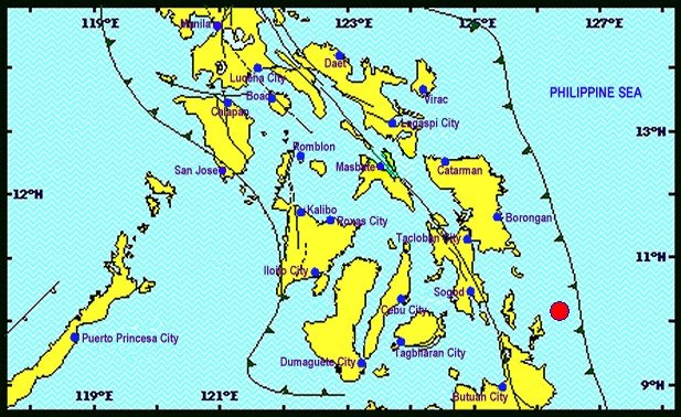 Click to enlarge Epicenter map of 5.2 earthquake