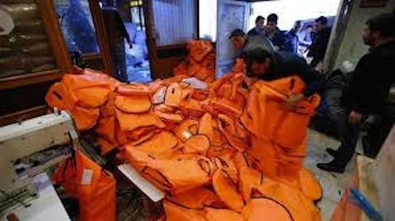 Click to enlarge fake lifejackets