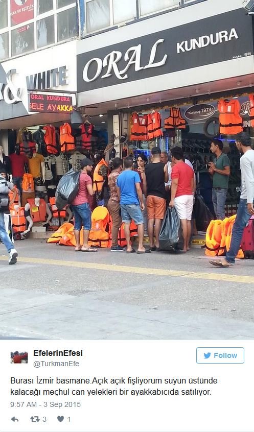 Turkey fake life jackets