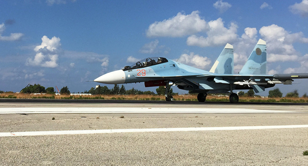 Click to enlarge Russian warplane airstrikes
