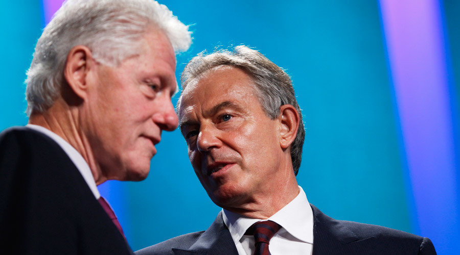 Bill Clinton and Tony Blair