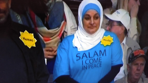 Rose Hamid, escorted out of Trump rally