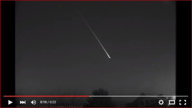 Mysterious flying object
