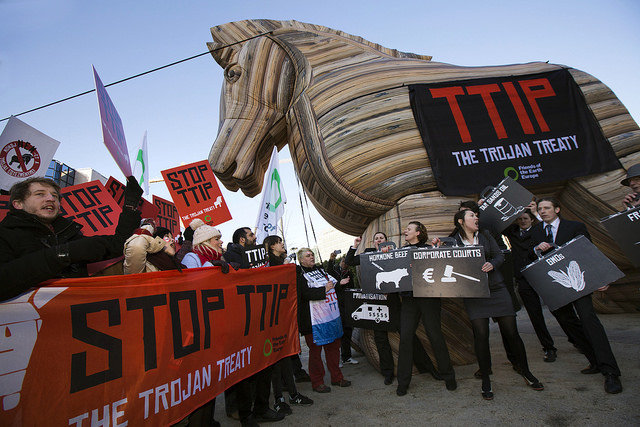 Protests against TTIP 