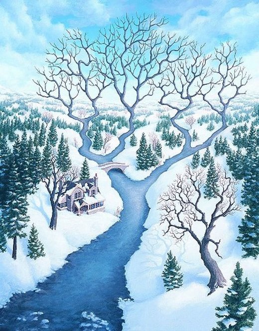 Snow trees