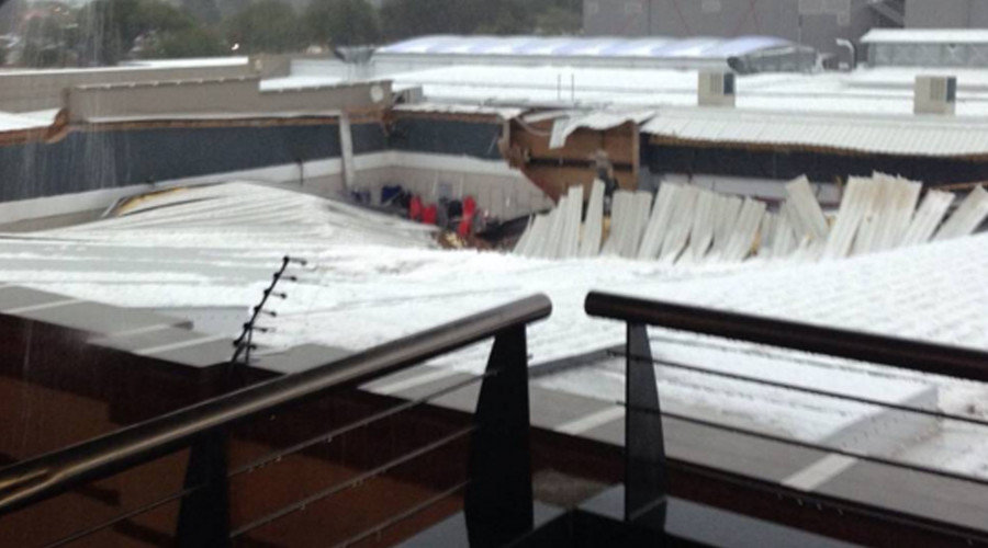 hailstorm damage in Johannesburg