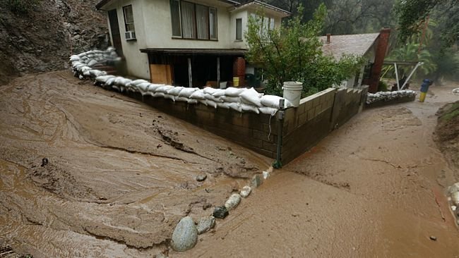 Click to enlarge Mudslide in California