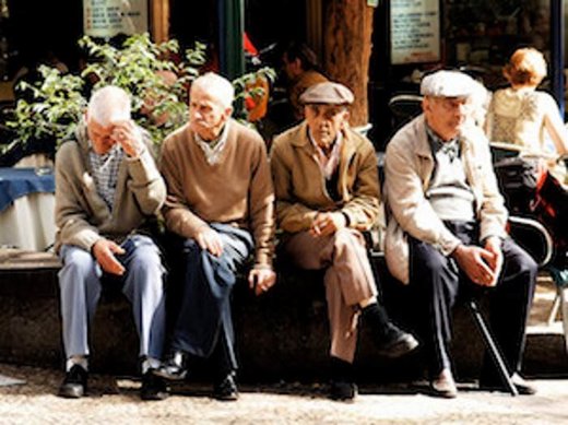 elderly unhappiness