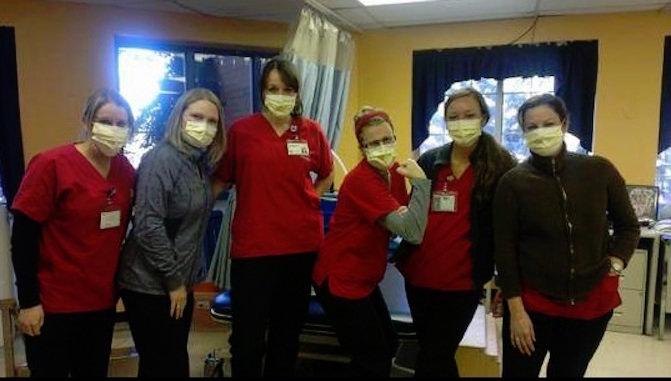 Nurses refuse vaccines