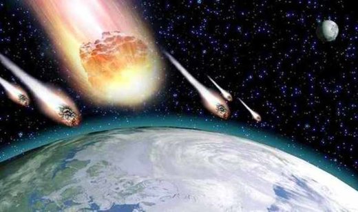 Asteroids hitting Earth