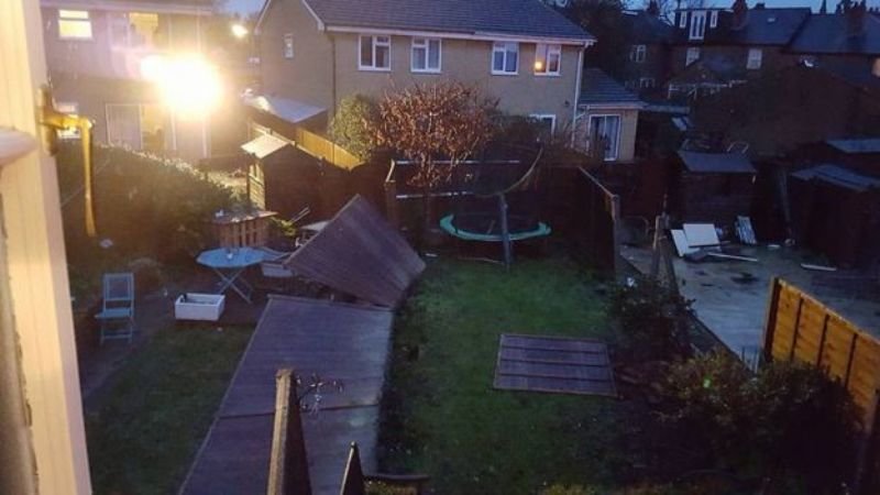 Maidenhead tornado damage