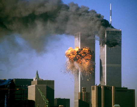 Click to enlarge 911 twin towers