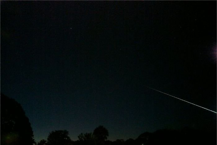 tail end of Brisbane meteor