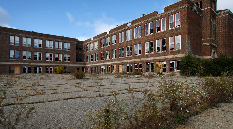 Colin Powell Academy run down scool
