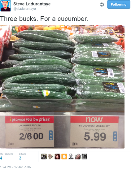 cucumber price canada