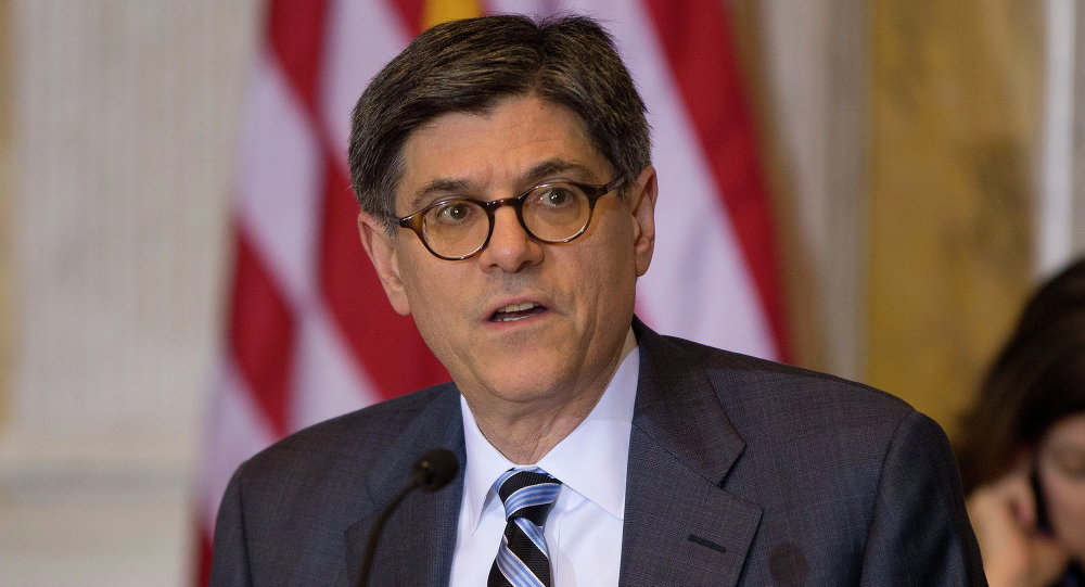 US Treasury Secretary Jacob Lew