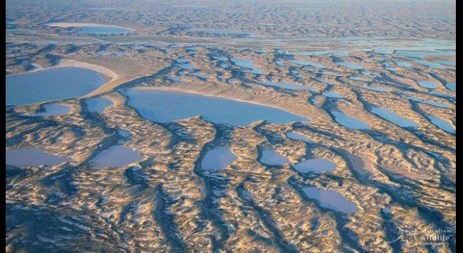 Lake Eyre in South Australia