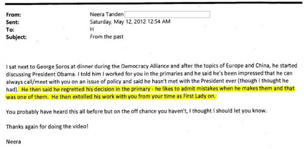soros email